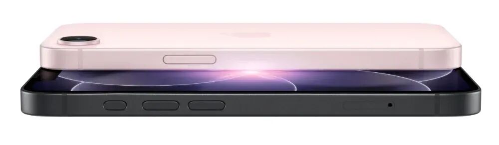 iPhone侧面叠放特写