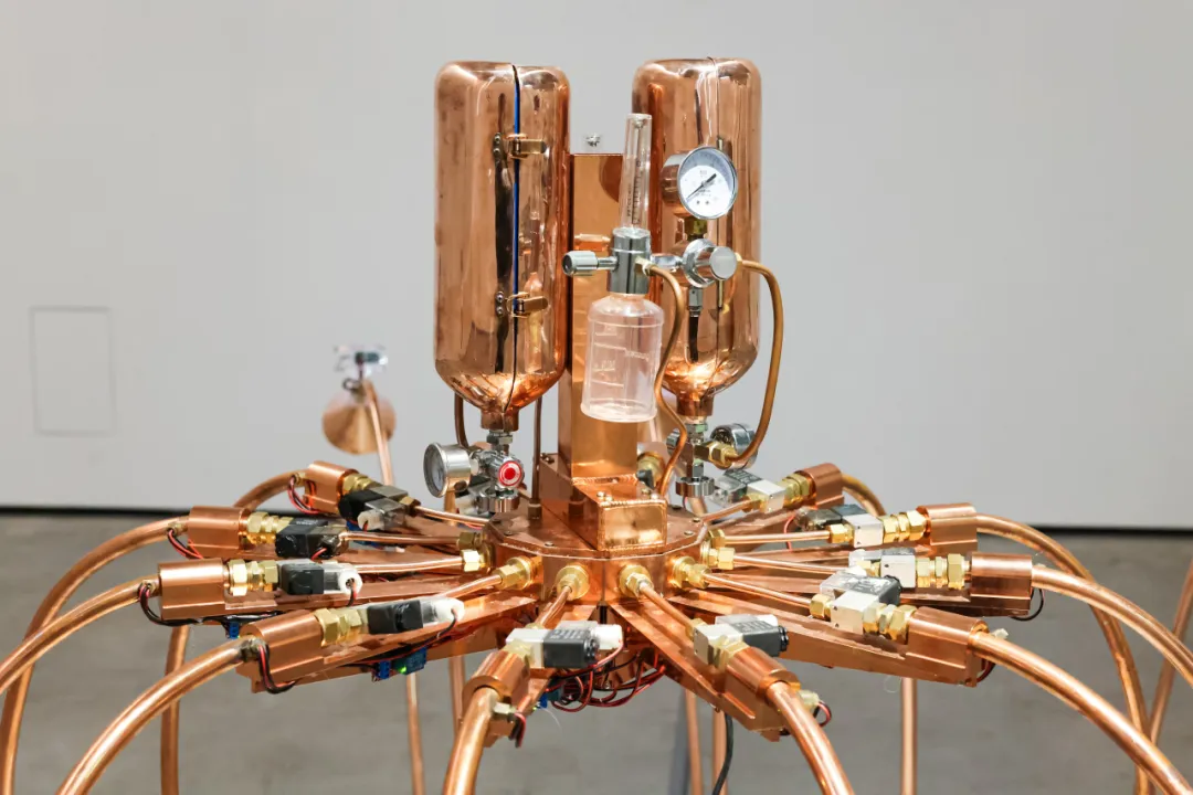 王郁洋复杂机械装置《忘却的记忆》细节