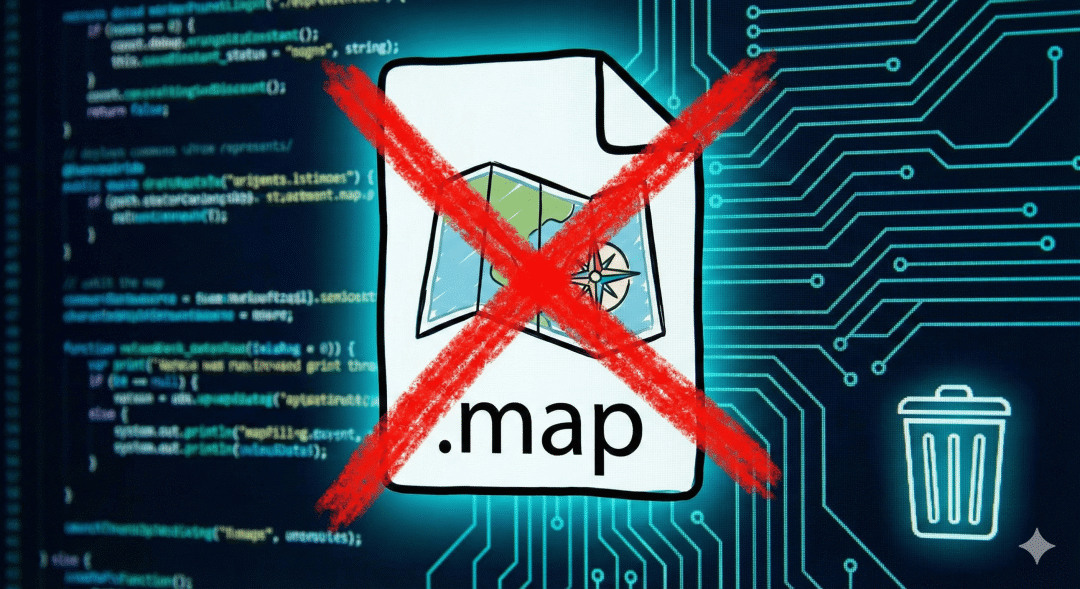 禁用Source Map图标