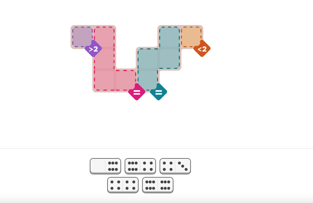 Pips困难难度题目示意图