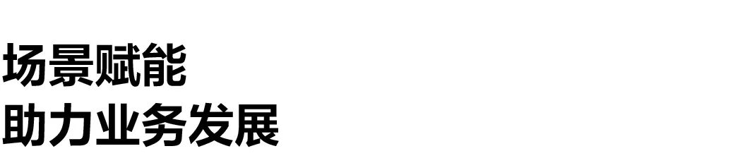 场景赋能，助力业务发展