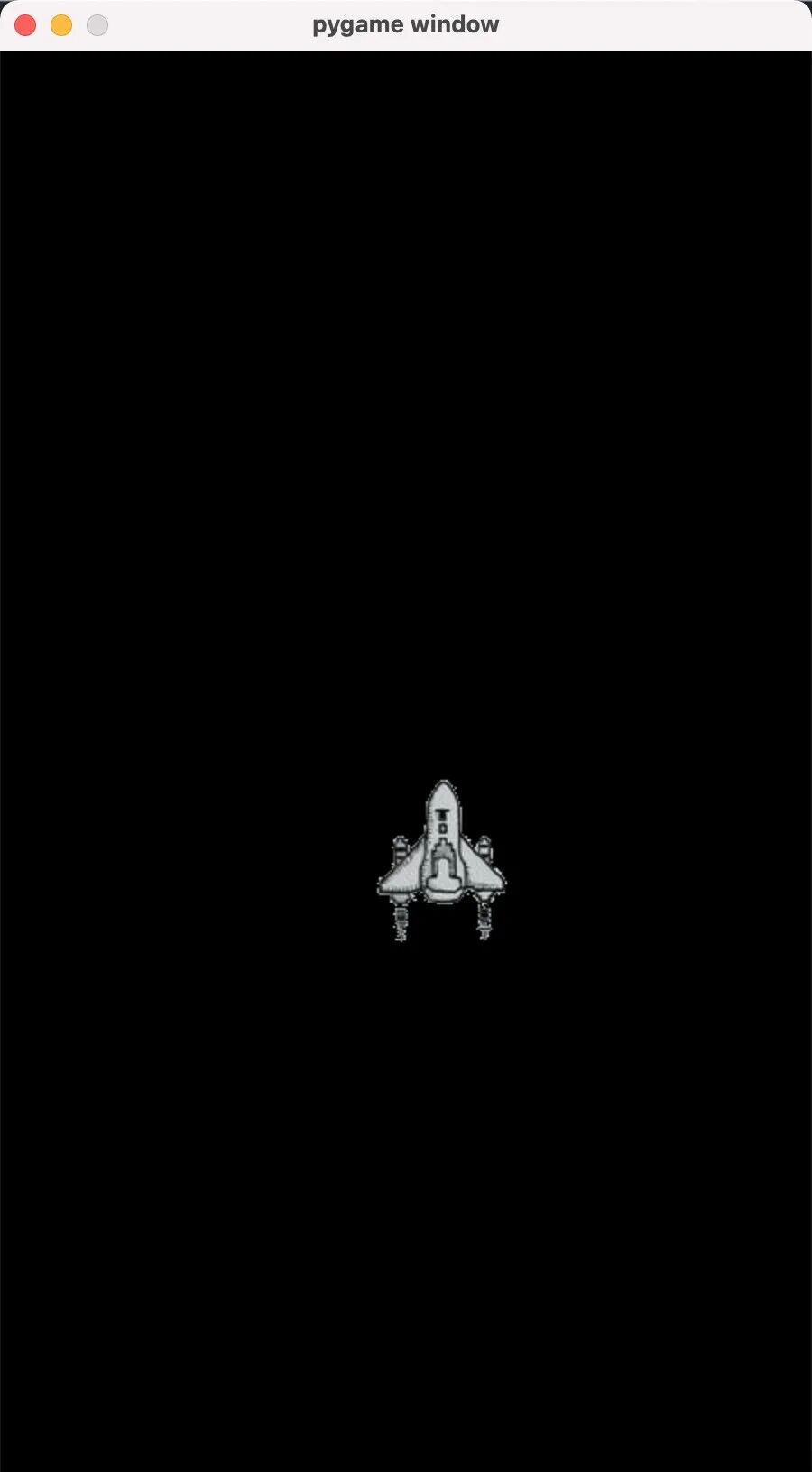 显示飞机图片的pygame窗口