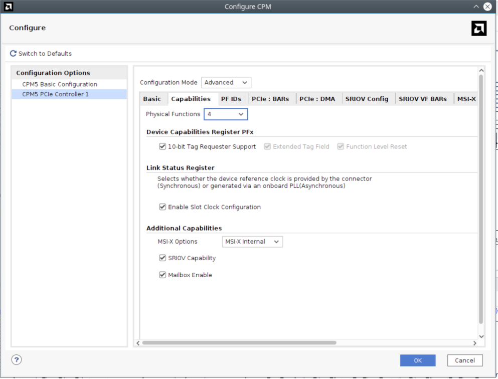 CPM PCIe 控制器基础配置