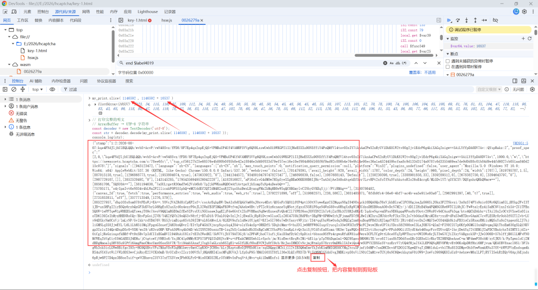 DevTools 控制台输出完整 n-token 原始明文 JSON