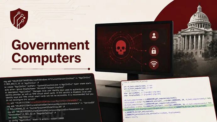 新型后门攻击政府计算机主题图