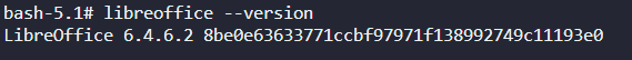 LibreOffice版本验证