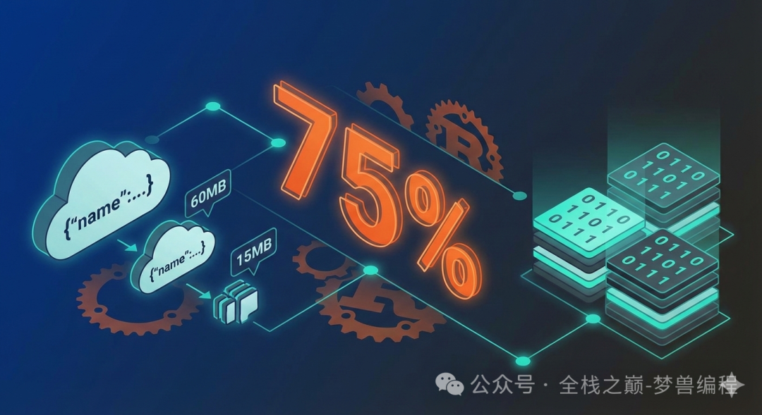 Brave浏览器内存优化示意图:从60MB降至15MB