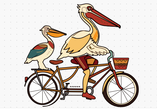 QuiverAI生成的趣味卡通插画