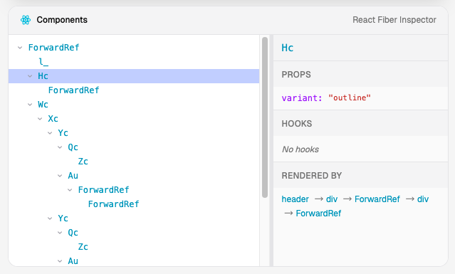 React Fiber Inspector 查看组件属性和渲染路径