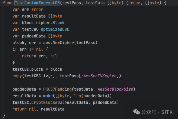 TestCustomEncrypt03函数实现