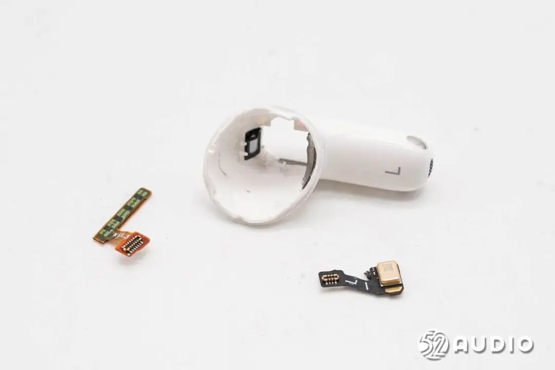 取出压感按键和前置麦克风组件