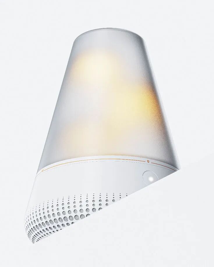 磨砂透明锥形智能音箱或香薰机