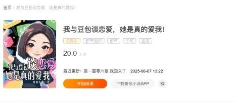 网络小说截图:我与豆包谈恋爱