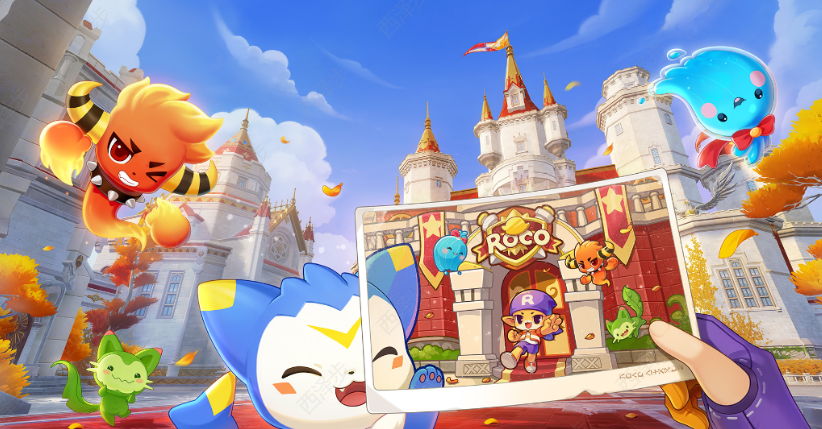 洛克王国IP全家福宣传图