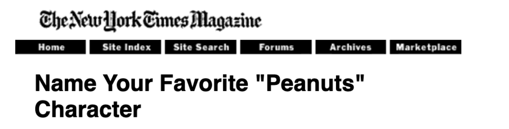 纽约时报杂志页面截图