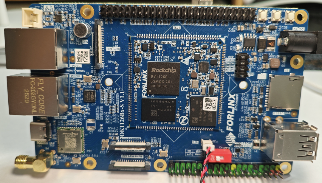 飞凌嵌入式OK1126B-S开发板正面全景