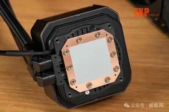 冰暴420 Ultra水泵铜底与预涂硅脂