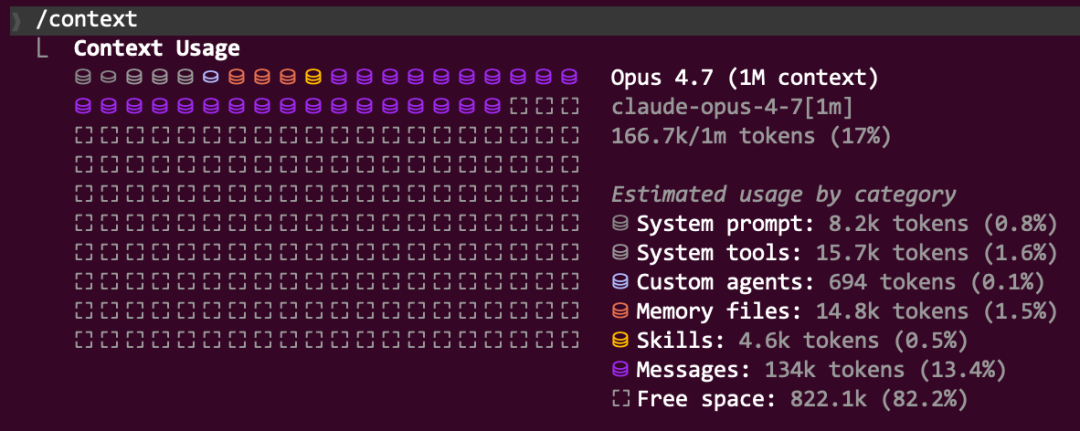/context命令输出示例