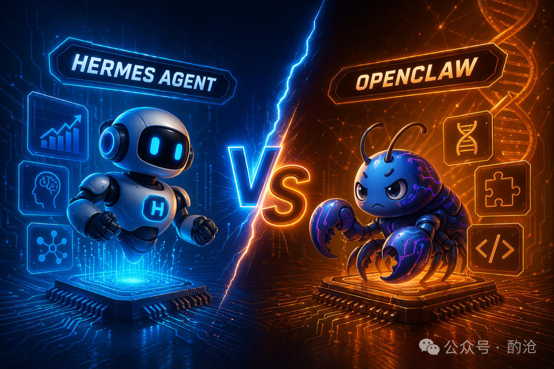 OpenClaw vs Hermes 对比封面图
