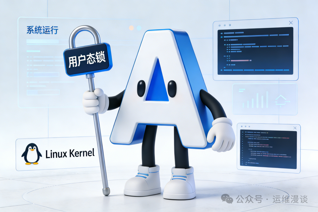 用户态锁与自旋等待示意图