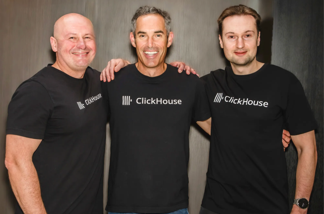 ClickHouse三位联合创始人合影