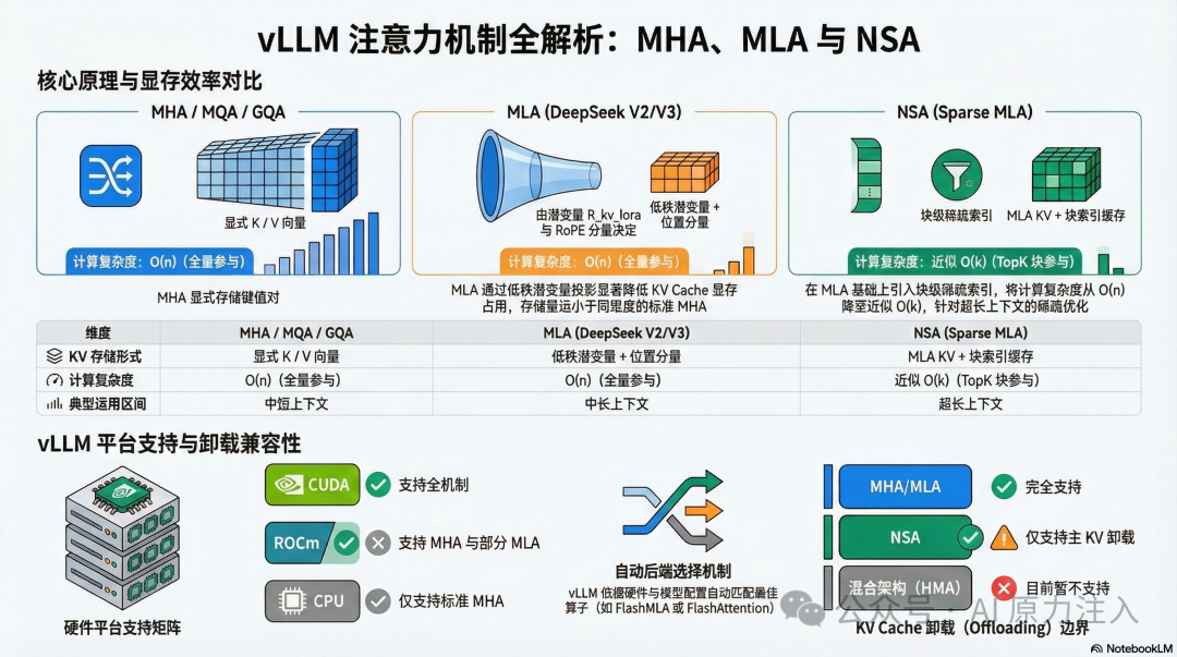 vLLM注意力机制全解析对比图