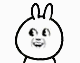 兔子眨眼表情动图
