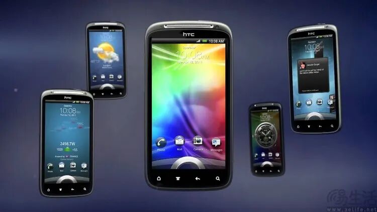 HTC Sense UI的标志性主屏