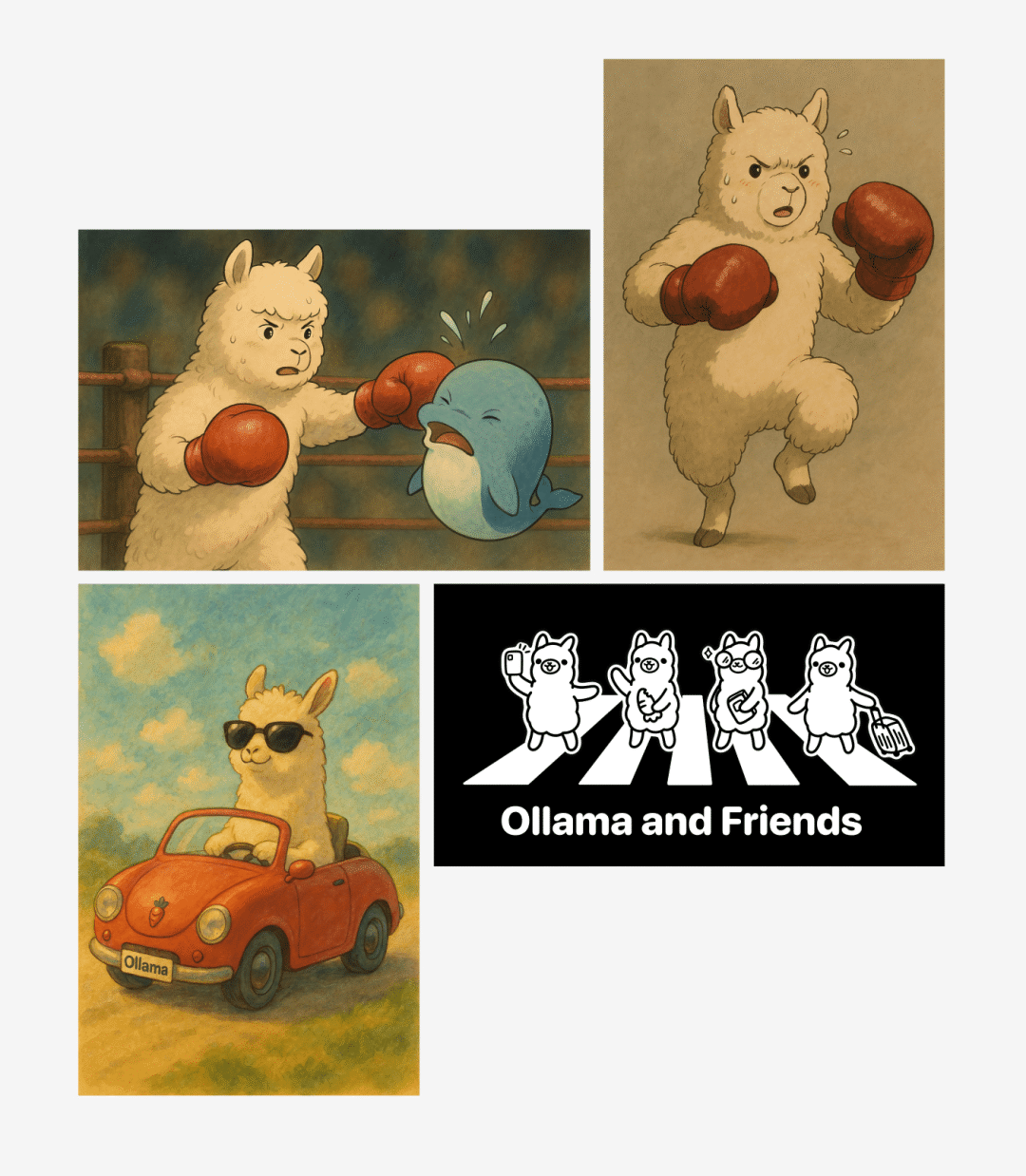 Ollama多模态应用场景概念图