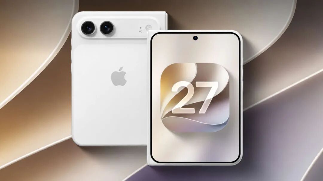 iPhone折叠屏概念渲染图