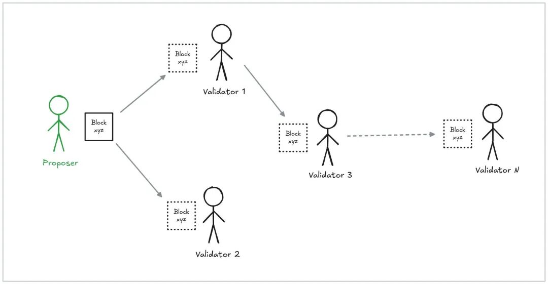 区块提议与验证流程图