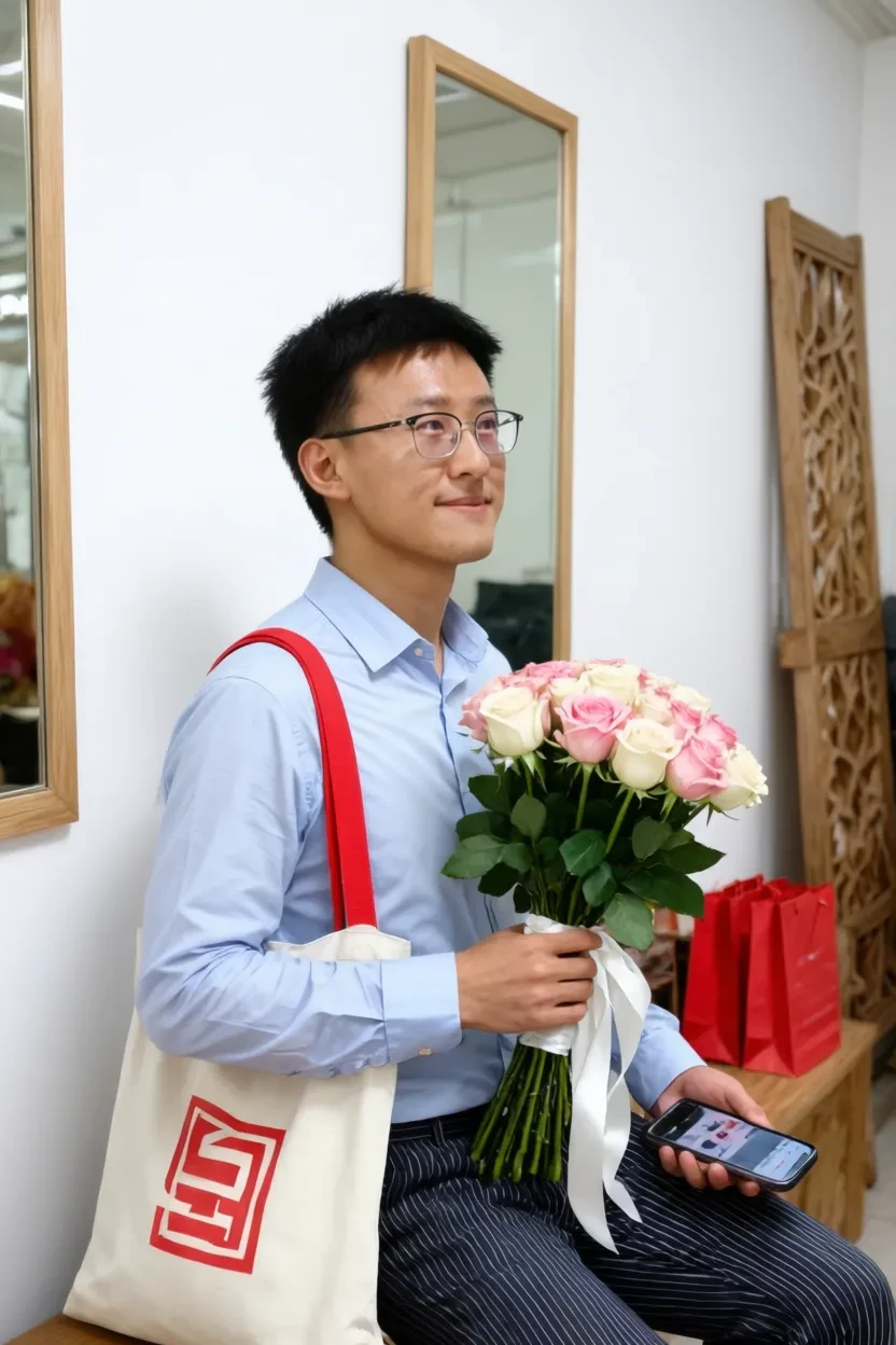 穿搭与背景参考图