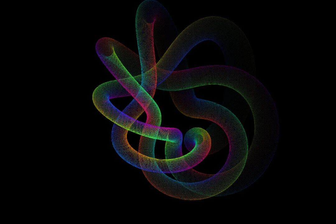 3D参数化三角函数环面纽结
