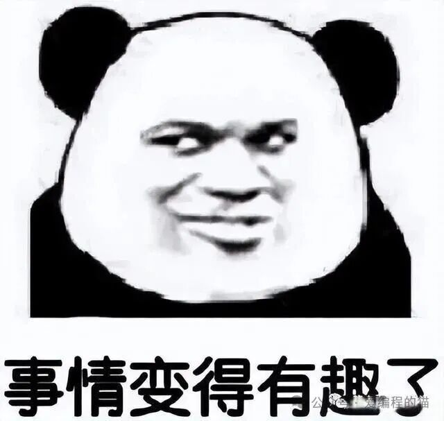 事情变得有趣了熊猫头表情包