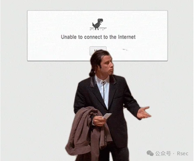 男子面对断网错误页面表情无奈的表情包