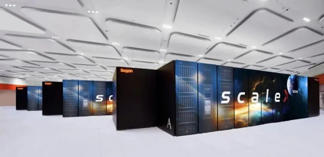 中科曙光ScaleX万卡超集群数据中心实景