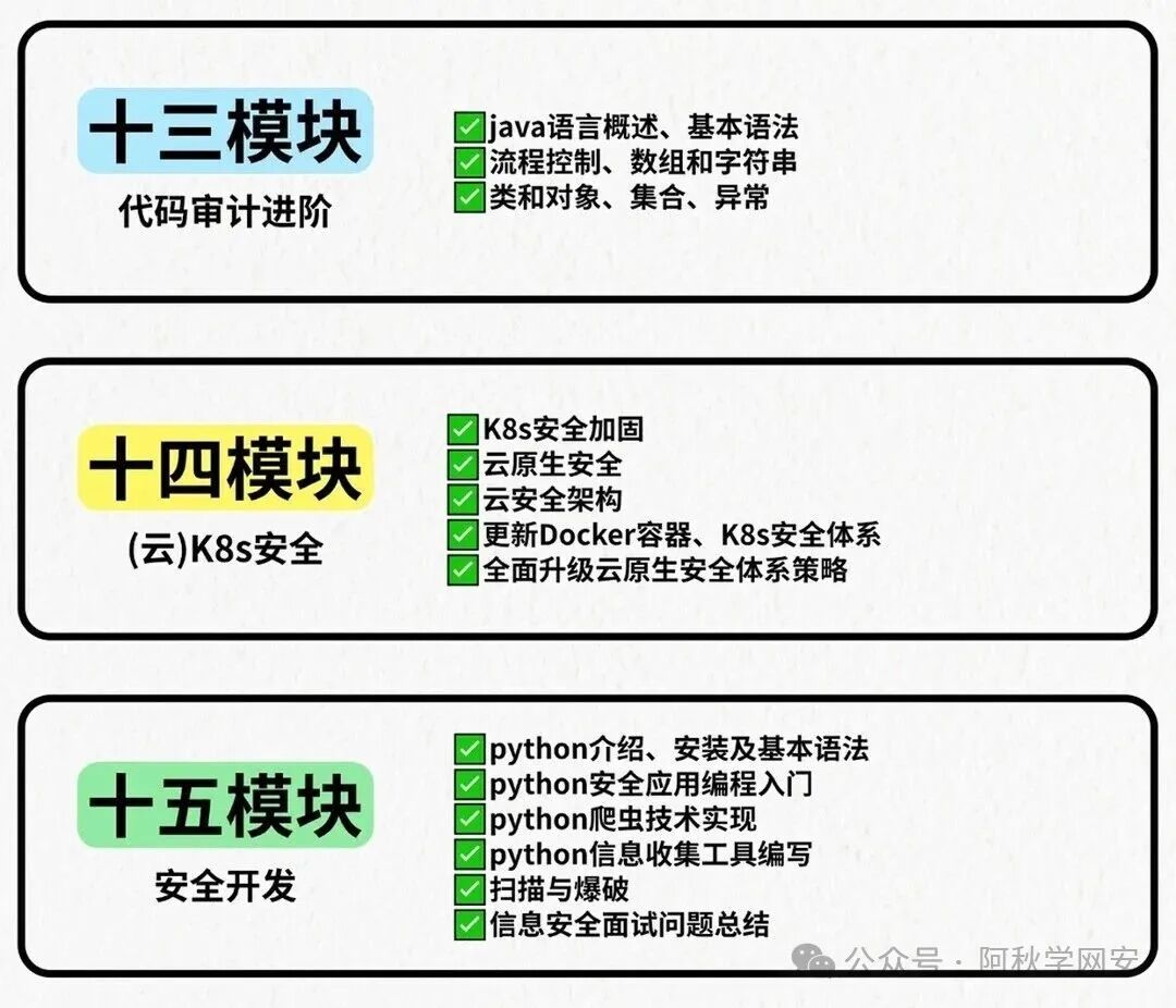 云安全与安全开发技能树