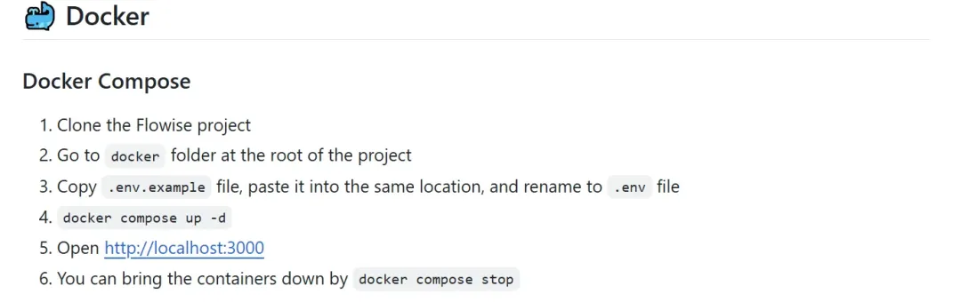 Docker Compose 部署步骤截图