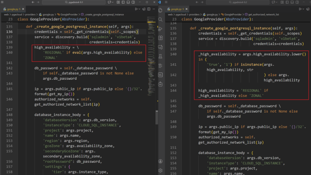 cloud deploy修复对比