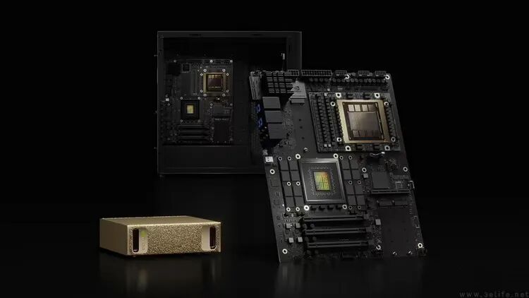 电脑主板与硬件模块特写