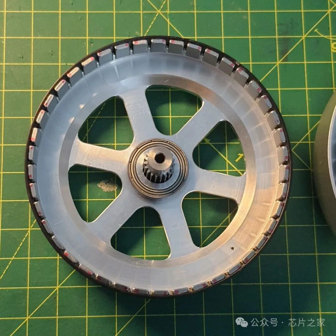 电机转子与磁铁排列细节