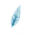 动态蓝色羽毛与-END-标识