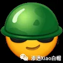 一个戴着头盔和墨镜的调皮笑脸表情