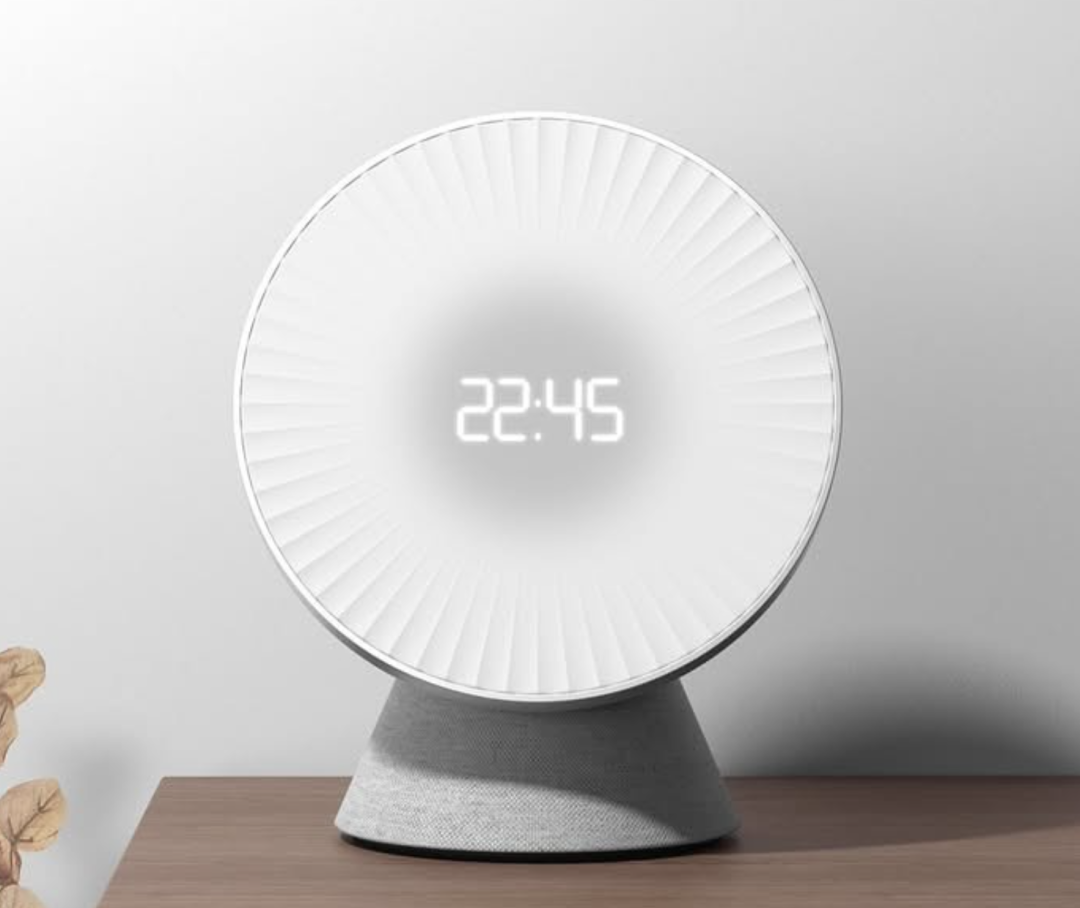 放射纹理智能时钟