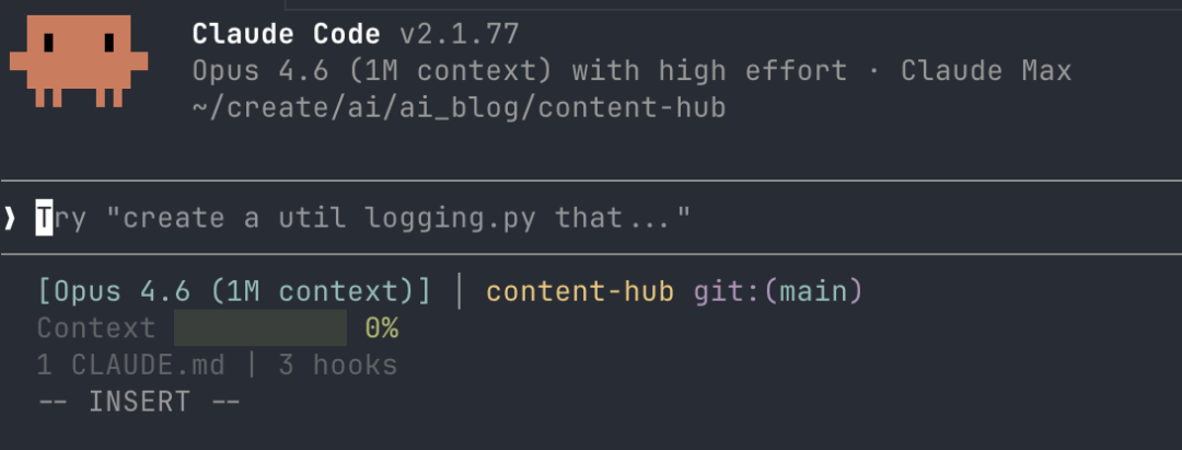 Claude Code v2.1.77界面示例