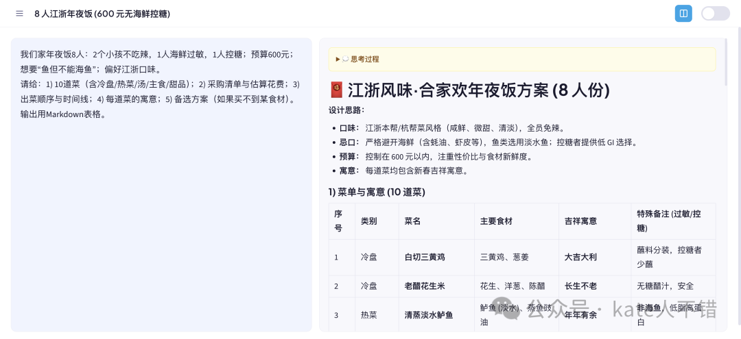 江浙风味年夜饭菜单方案