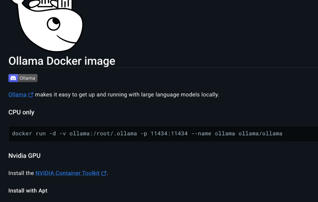 Ollama Docker镜像配置说明