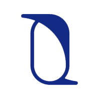 一个蓝色抽象的现代符号