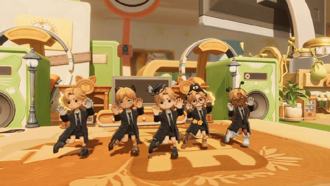 游戏内多人共舞场景