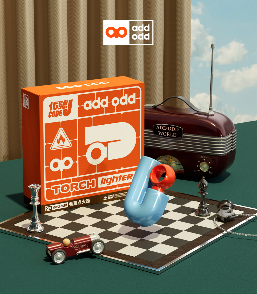 Add Odd产品创意摆拍场景